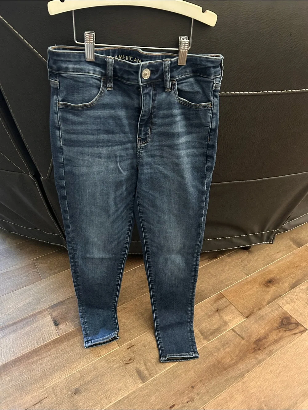 American Eagle Outfitters Dark Blue Stretch Jeggings